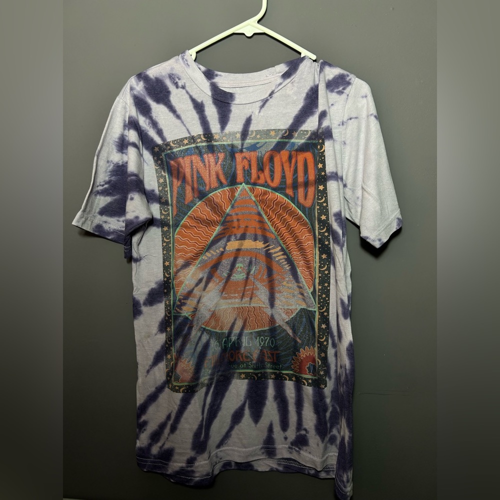 Lilac tie dye Pink Floyd T-shirt